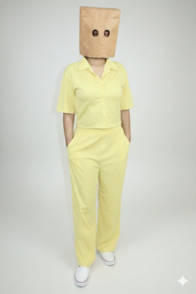 Buttercup Yellow Button-Up Co-ord